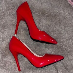 Chic Scarlet High Heels